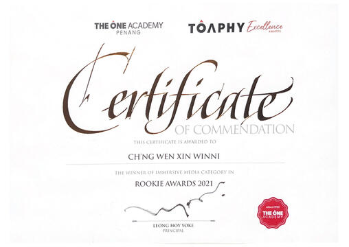 Rookie Awards 2021 - Winner of Immersive Media